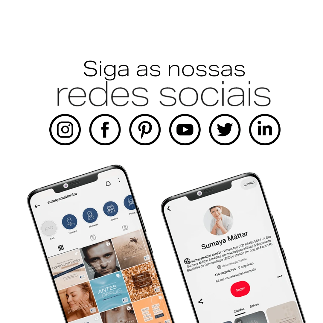 Sumaya Máttar Dermatologista - Juiz de Fora, MG - Redes Sociais
